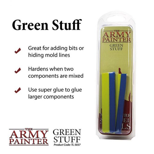The Army Painter   Modelling Putty & Green Stuff Army Painter Green Stuff - APTL5037 - 5713799503700