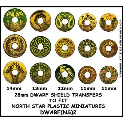 North Star Oathmark  Oathmark Dwarf Shield Transfers 2 - DWARF(NS)2 - DWARF(NS)2