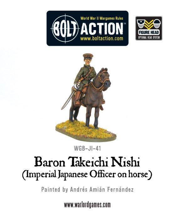 Warlord Games Bolt Action  Japan (BA) Imperial Japanese Baron Nishi (mounted) - WGB-JI-41 - 5060200849521