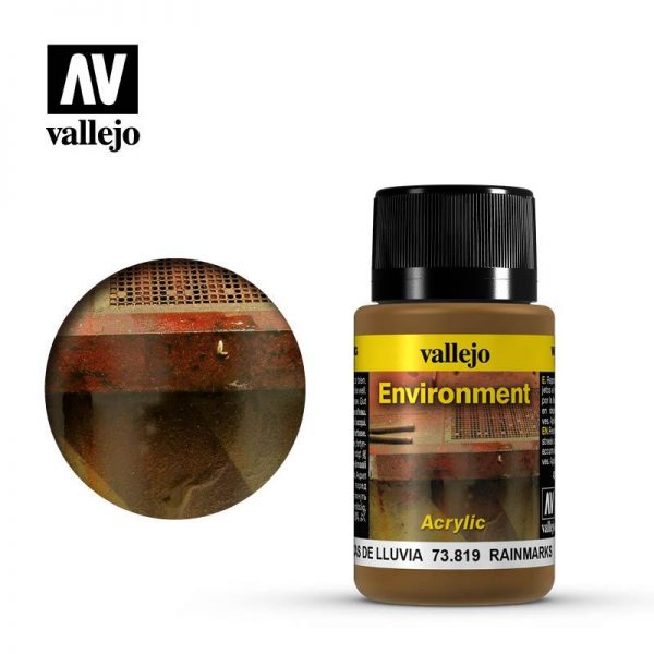 Vallejo   Weathering Effects Weathering Effects 40ml - Rainmarks - VAL73819 - 8429551738194