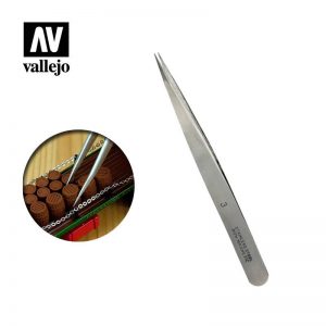 Vallejo   Vallejo Tools AV Vallejo Tools - #3 Stainless Steel Tweezers - VALT12003 - 8429551930321