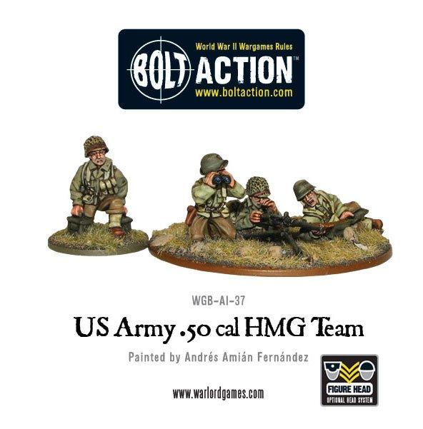 Warlord Games Bolt Action  United States of America (BA) US Army 50 Cal HMG Team - WGB-AI-37 - 5060200847169