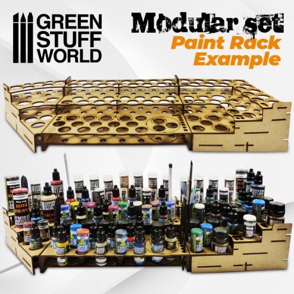 Green Stuff World   Paint Racks Modular Paint Rack - WEDGE - 8436574503470ES - 8436574503470