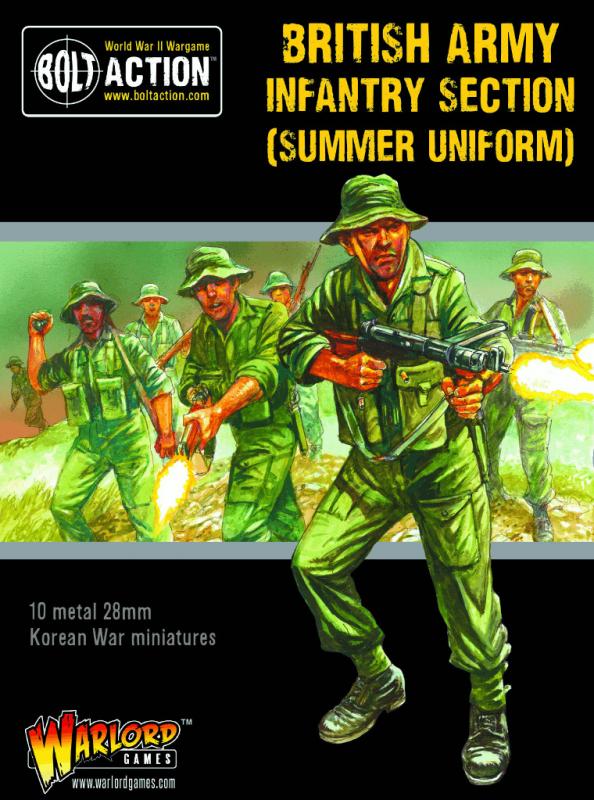Warlord Games Bolt Action  Great Britain (BA) Korean War British Infantry Section (summer) - 402218002 - 5060572504615