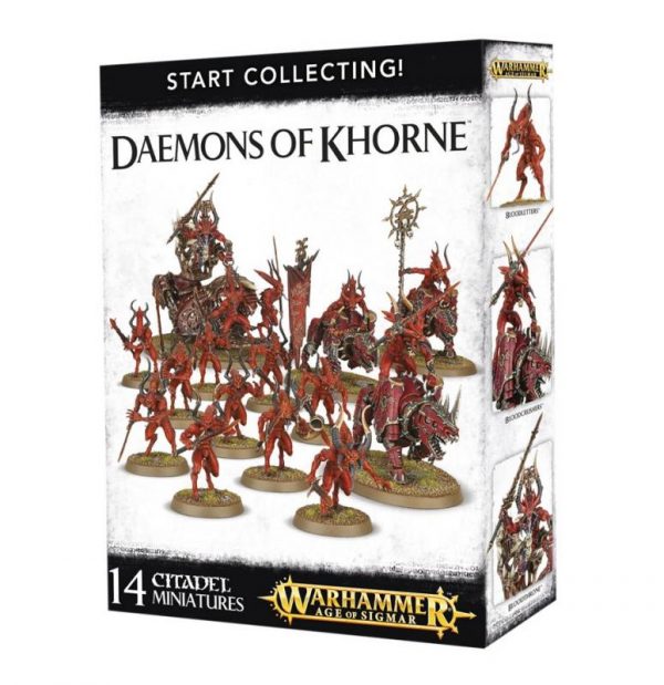 Games Workshop Warhammer 40,000 | Age of Sigmar  Chaos Daemons Start Collecting! Daemons of Khorne - 99129915041 - 5011921088539