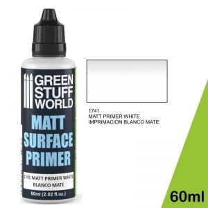 Green Stuff World   Surface Primers Matt Surface Primer 60ml - White - 8436574501001ES - 8436574501001