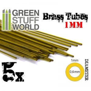 Green Stuff World   Brass Rods Brass Tubes 1mm - 8436554367658ES - 8436554367658