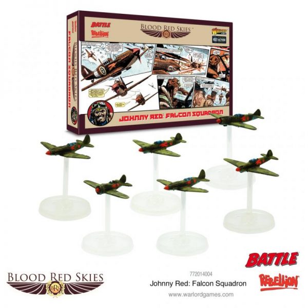 Warlord Games Blood Red Skies  Blood Red Skies Blood Red Skies: Johnny Red's Falcon Squadron - 772214004 - 5060572501836