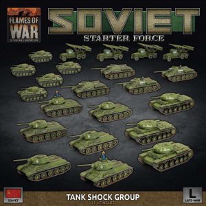 Battlefront Flames of War  Soviet Union Soviet Tank Shock Group - Late War Army Deal - SUAB11 - 9420020246515