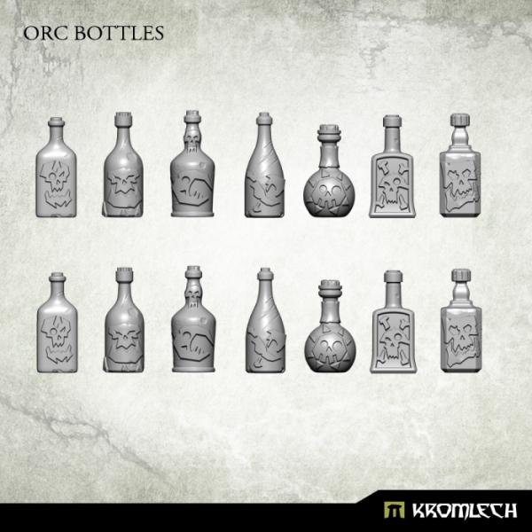 Kromlech   Basing Extras Orc Bottles (14) - KRBK015 - 5902216115293