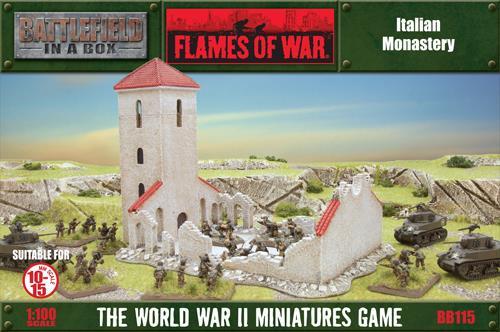 Gale Force Nine   Battlefield in a Box Flames of War: Ruined Monastery (Italy) - BB115 -