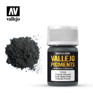 Vallejo   Pigments Vallejo Pigment - Dark Slate Grey - VAL73114 - 8429551731140