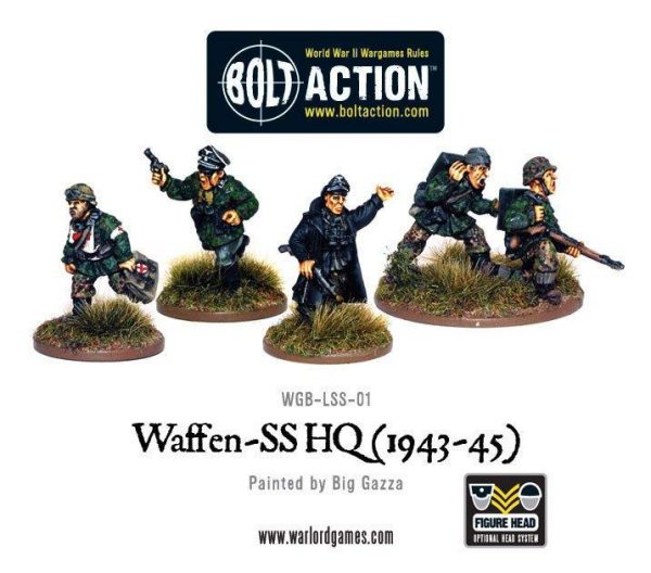 Warlord Games Bolt Action  Germany (BA) Waffen-SS HQ - WGB-LSS-01 - 5060200846490