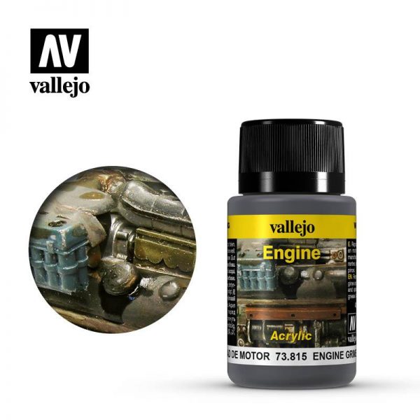 Vallejo   Weathering Effects Weathering Effects 40ml - Engine Grime - VAL73815 - 8429551738156