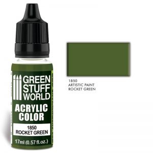 Green Stuff World   Acrylic Paints Acrylic Color ROCKET GREEN - 8436574502091ES - 8436574502091