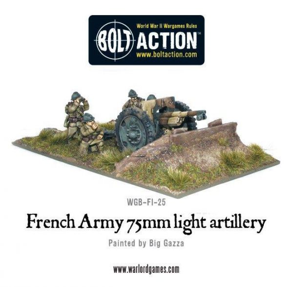 Warlord Games Bolt Action  France (BA) Early War French 75mm Gun - WGB-FI-25 - 5060200842256