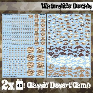 Green Stuff World   Decals Waterslide Decals - Classic Desert Camo - 8436574507485ES - 8436574507485