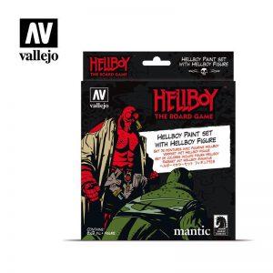 Vallejo   Model Colour AV Vallejo Model Color Set - Hellboy (8 paints & figure) - VAL70187 - 8429551701877
