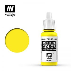 Vallejo   Model Colour Model Color: Lemon Yellow - VAL952 - 8429551709521