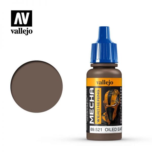 Vallejo   Mecha Colour Mecha Color 17ml - Oiled Earth Wash - VAL69521 - 8429551695213