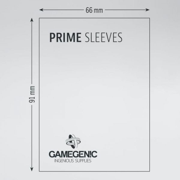 Gamegenic   SALE! Gamegenic Prime Sleeves White (100 pack) - GGS11017ML - 4251715402177
