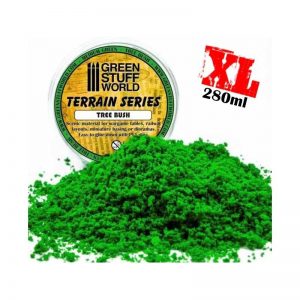 Green Stuff World   Lichen & Foliage Tree Bush Clump Foliage - Medium Green - 280 ml - 8436554365746ES - 8436554365746