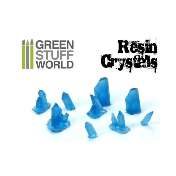 Green Stuff World   Green Stuff World Conversion Parts BLUE Resin Crystals (small) - 8436554362820ES - 8436554362820