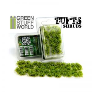 Green Stuff World   Tufts Shrubs TUFTS - 6mm self-adhesive - LIGHT GREEN - 8436554363056ES - 8436554363056