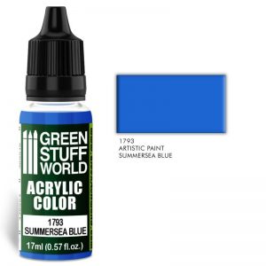 Green Stuff World   Acrylic Paints Acrylic Color SUMMERSEA BLUE - 8436574501520ES - 8436574501520