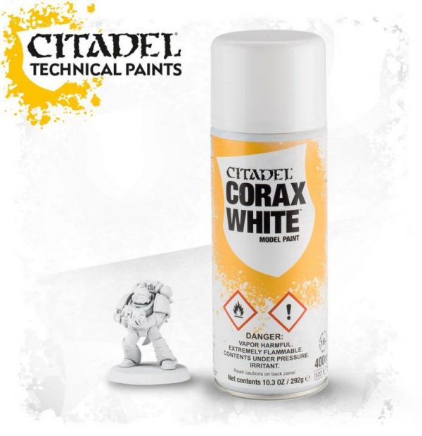 Games Workshop   Spray Paint GW Spray: Corax White - 99209999089 - 5011921175277