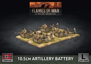 Battlefront Flames of War  Germany German 10.5cm Artillery Battery - GBX145 - 9420020247109