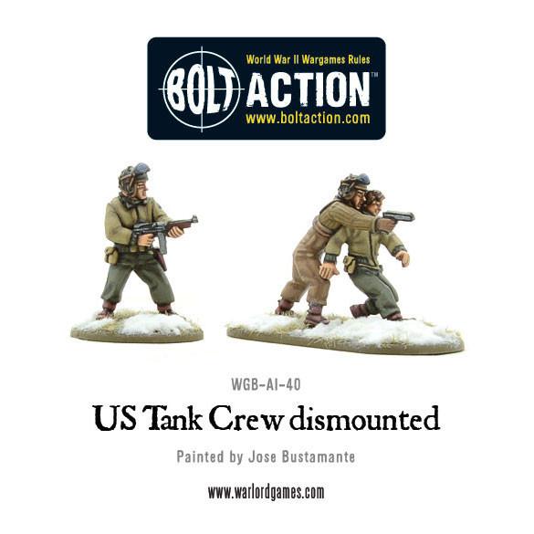 Warlord Games Bolt Action  United States of America (BA) US Tank Crew Dismounted - WGB-AI-41 - 5060393702948