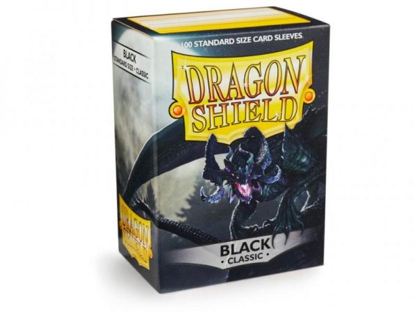 Dragon Shield   Dragon Shield Dragon Shield Sleeves Black (100) - DS100B - 5706569100025