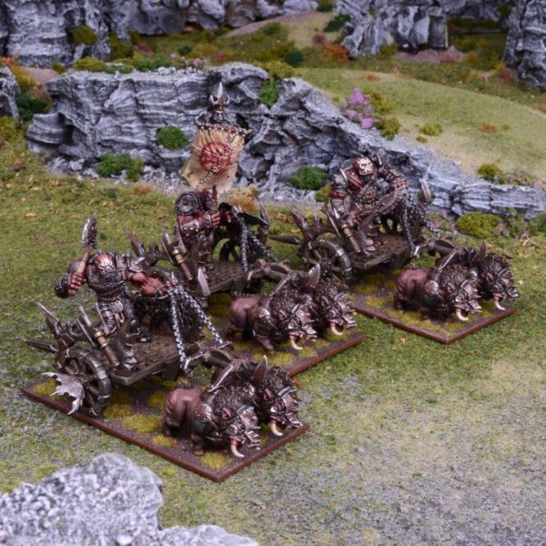 Mantic Kings of War  Ogres Ogre Chariot Regiment - MGKWH104 - 5060208868869