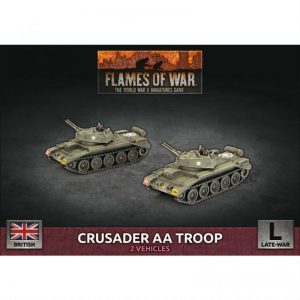 Battlefront Flames of War  United Kingdom British Crusader Armoured AA Platoon - BBX59 - 9420020248564