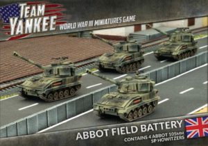 Battlefront Team Yankee  British Abbot Field Battery - TBBX06 - 9420020231689