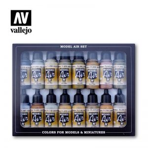 Vallejo   Paint Sets Model Air Set - WWII German Europe & Africa (x16) - VAL71208 - 8429551712088
