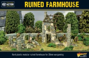 Bolt Action | Pike & Shotte | Black Powder  Warlord Games Terrain Ruined Farmhouse - 802010004 - 5060572500006