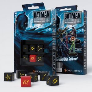 Q-Workshop   Q-Workshop Dice Batman Miniature Game - D6 Batman Dice Set (6) - ACC0031 - 8437013053693