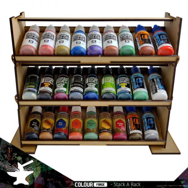 The Colour Forge   Paint Racks Stack a Rack Paint Rack Set (3 tiers) - TCF-ACC-007 - 5060843100706