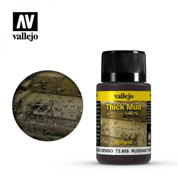 Vallejo   Weathering Effects Weathering Effects 40ml - Russian Thick Mud - VAL73808 - 8429551738088