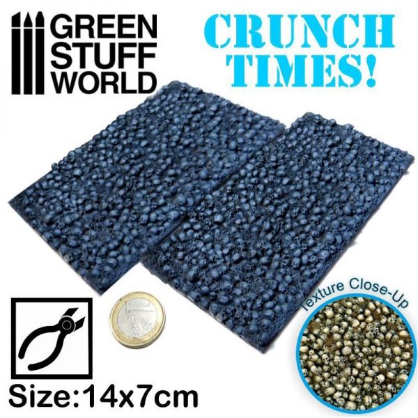 Green Stuff World   Modelling Extras Skull Plates - Crunch Times! - 8436574500271ES - 8436574500271