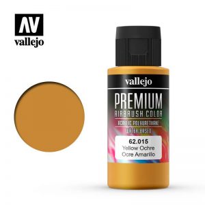 Vallejo   Premium Airbrush Colour Premium Color 60ml: Yellow Ochre - VAL62015 -