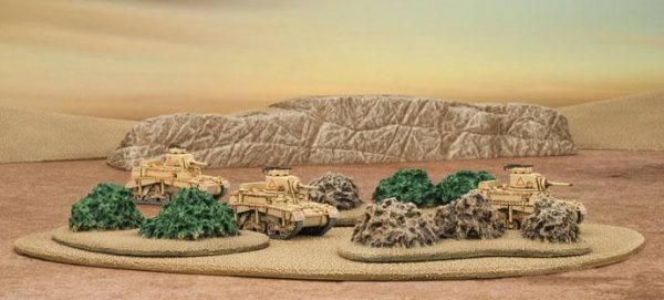 Gale Force Nine   Battlefield in a Box Flames of War: Desert Scrub - BB226 - 9420020235755