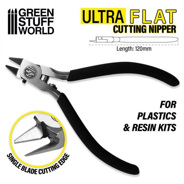 Green Stuff World   Green Stuff World Tools Ultra Flat Cutting Nipper - 8435646501192ES - 8435646501192
