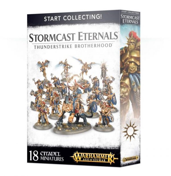 Games Workshop Age of Sigmar  Stormcast Eternals Start Collecting! Stormcast Eternals Thunderstrike Brotherhood - 99120218017 - 5011921079971