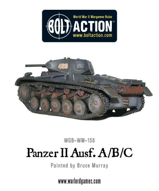 Warlord Games Bolt Action  Germany (BA) German Panzer II Ausf. A/B/C - 402412005 - 5060572500655