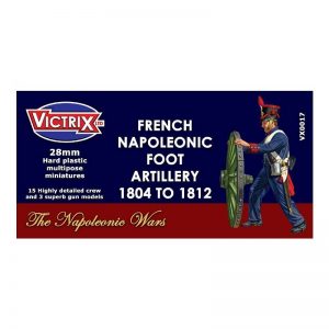 Victrix   Victrix 28mm French Napoleonic Foot Artillery 1804 to 1812 - VX0017 - 5060191720335