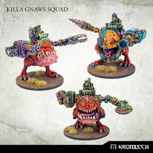 Kromlech   Orc Model Kits Killa Gnaws Squad (3) - KRM153 - 5908291070779