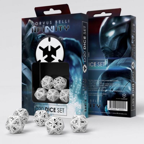 Q-Workshop Infinity  The Aleph Aleph D20 Dice Set - 285048 - 2850480000001